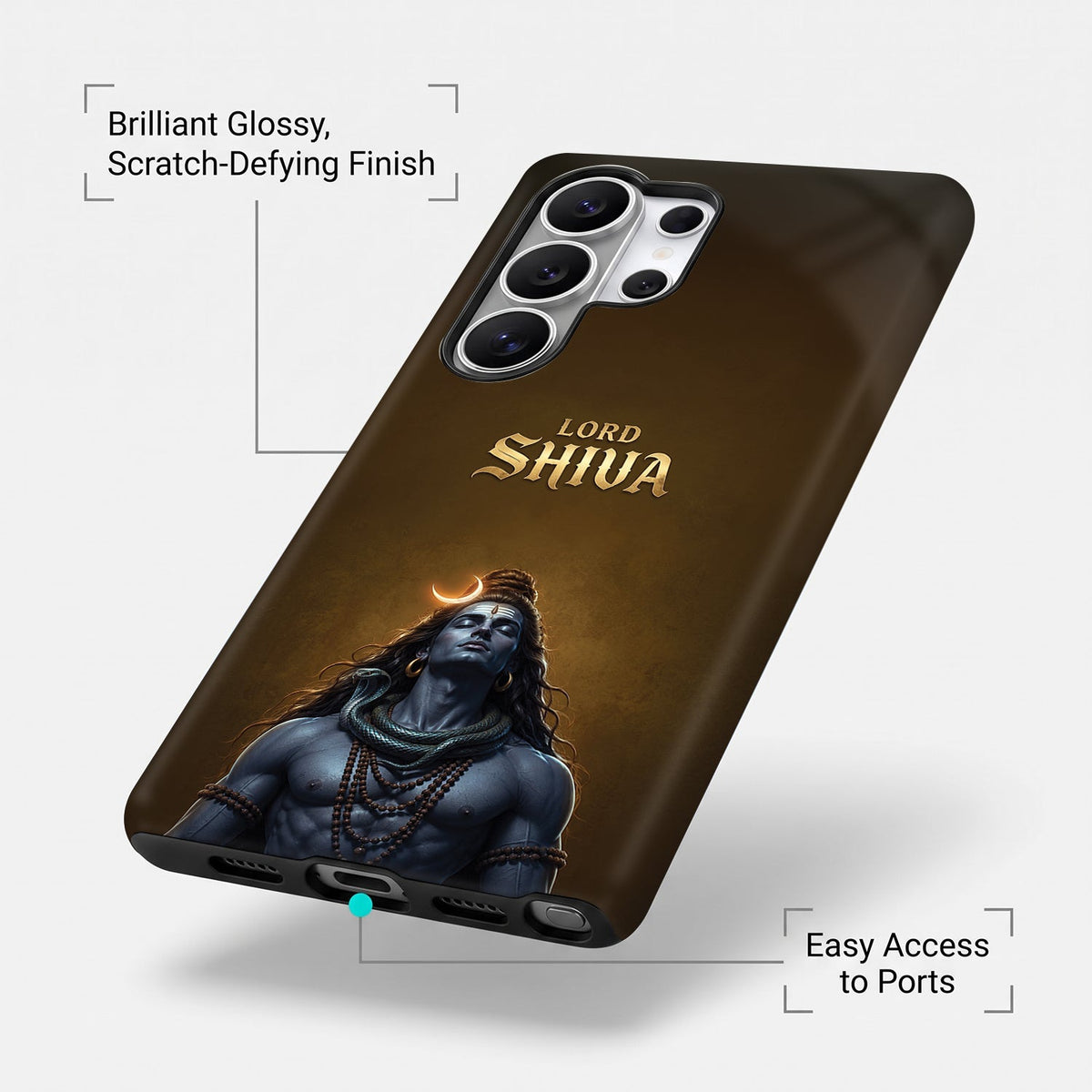 Samsung Galaxy S25 Ultra 5G Lord Shiva Protective Case