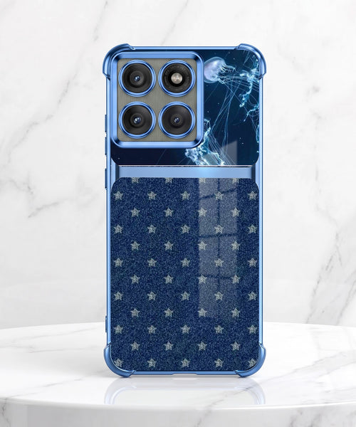 Motorola Edge 60 Pro 5G Galaxy Stars Dual-Tone Transparent Airbags Case