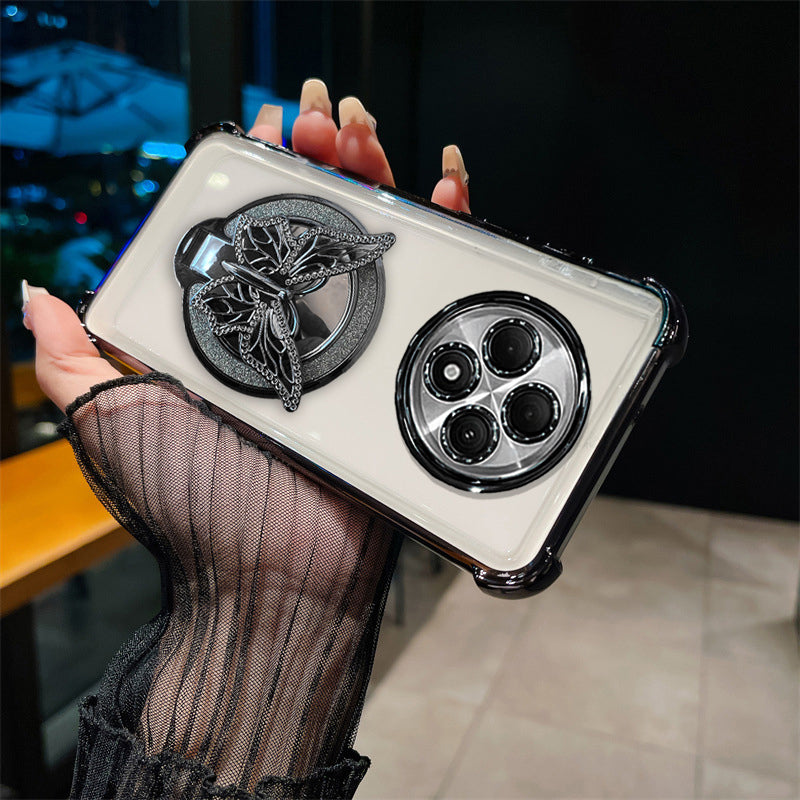 Oppo F27 Pro+ 5G Premium Butterfly Stand Airbags Case