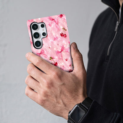 Samsung Galaxy S24 Ultra 5G Pink Cherry Blossom Protective Case