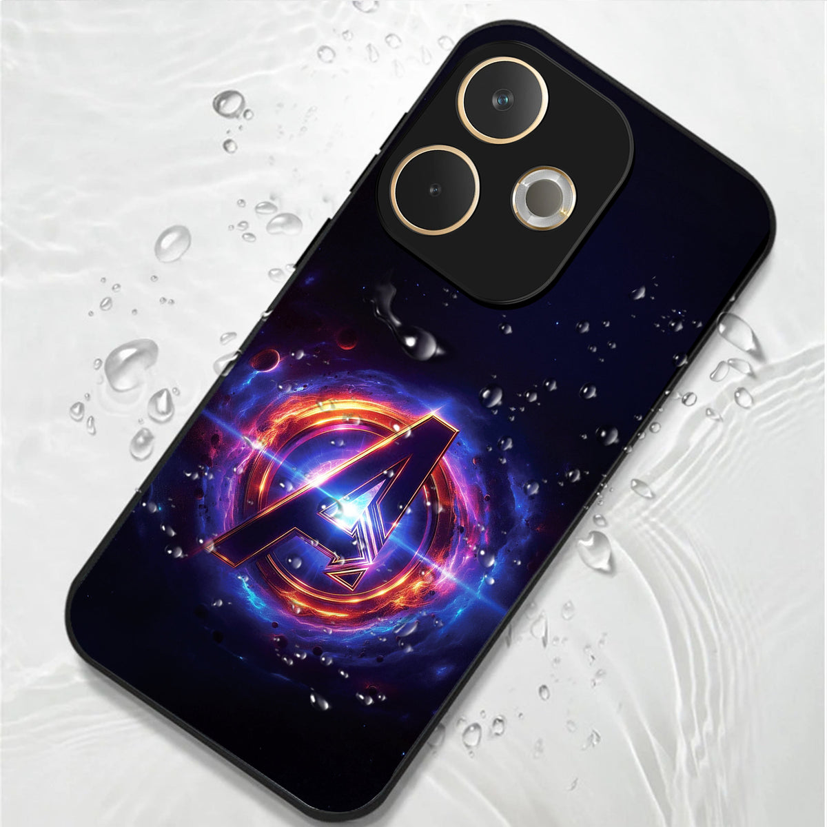 Oppo A5 Pro 5G Premium Acrylic Shockproof Glass Back Case (Endgame Impact)