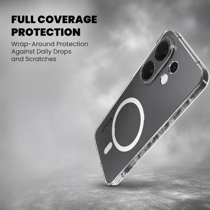 Vivo X200 FE 5G Clear Anti-Yellow MagSafe Protective Case