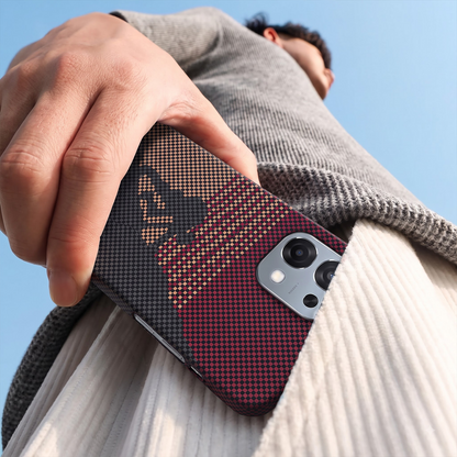 Oppo F31 5G Premium Aramid Carbon Fiber Pixel Pattern Phone Case