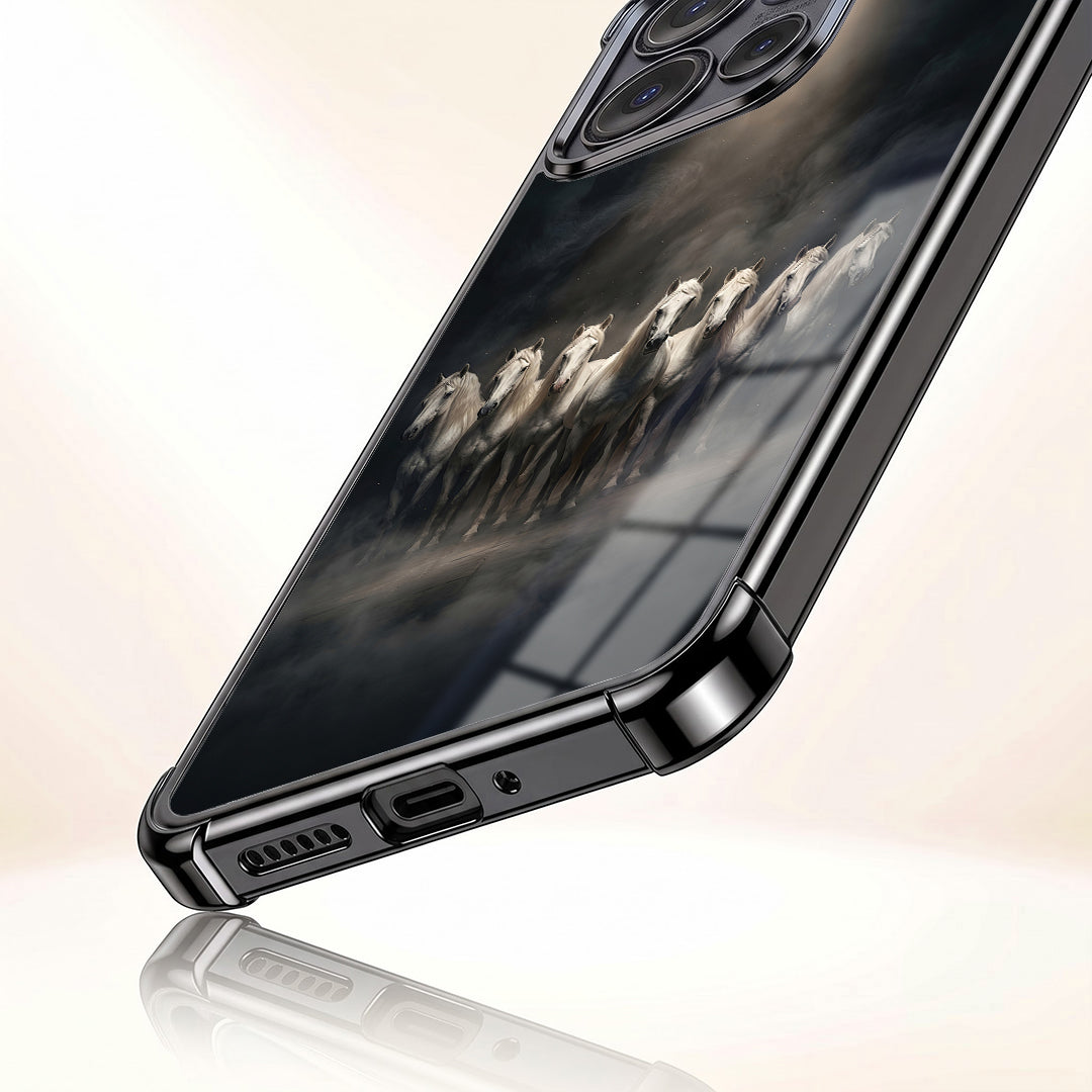 Motorola Edge 50 Neo 5G Running Horses Airbags Printed Back Case