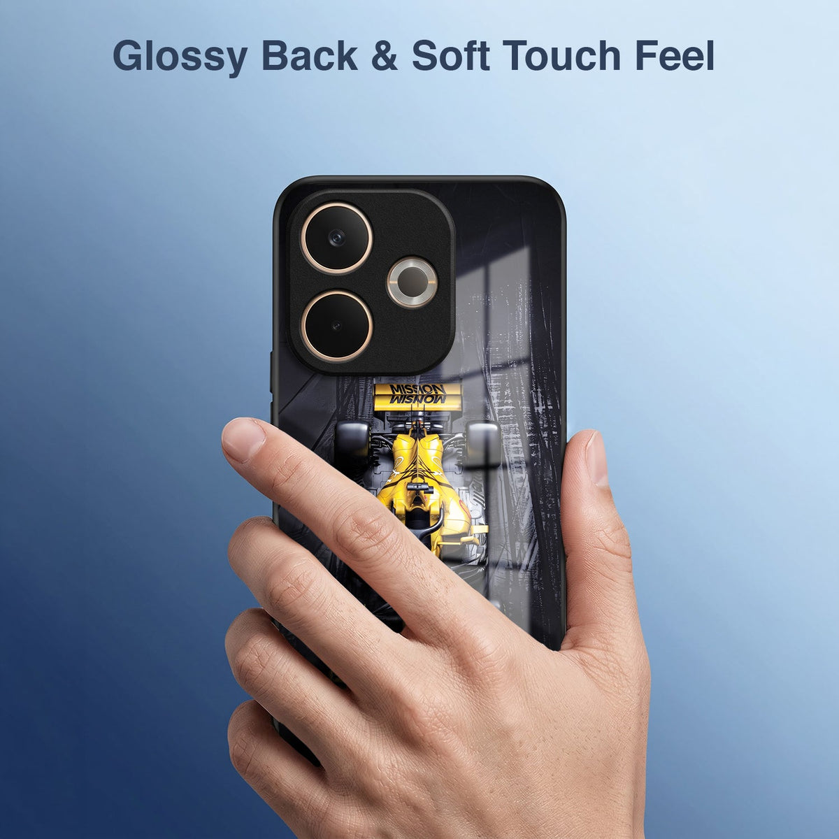 Oppo A5 Pro 5G F1 Racing Car Acrylic Glass Back Case