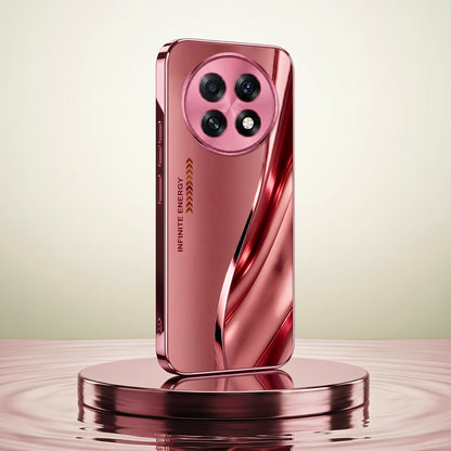 Oppo F31 Pro+ 5G Luxury Infinity Energy Pink Electroplated Glass Phone Back Case