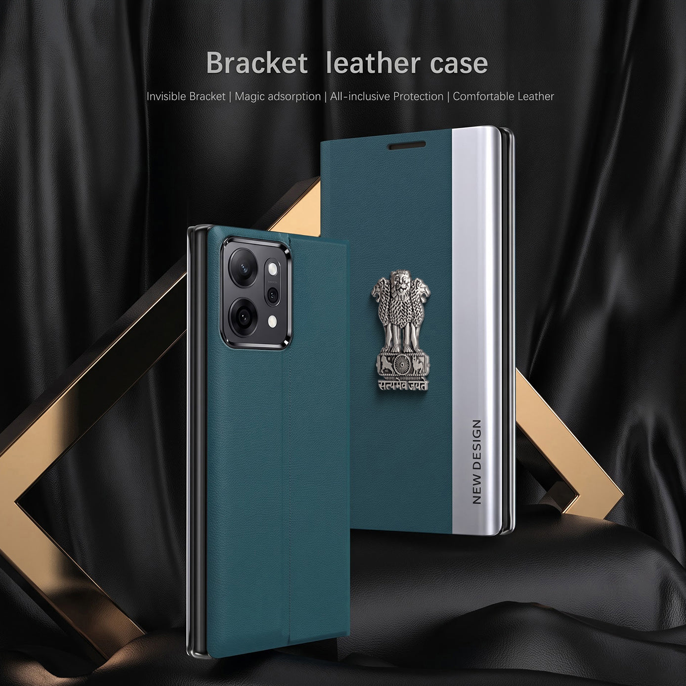 Oppo Reno 14 Pro 5G Satyamev Jayate Flip Leather Case