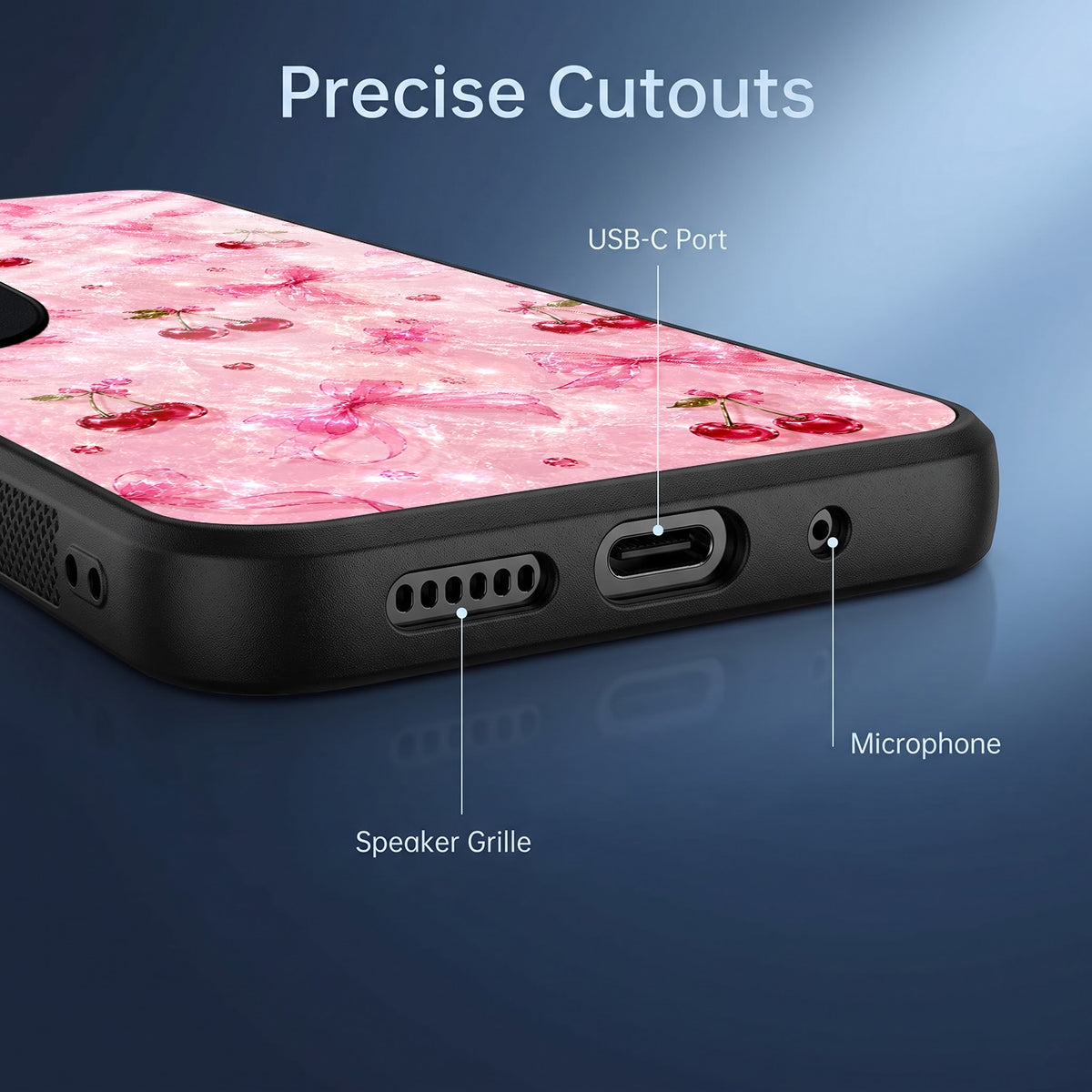 Vivo V40 Pro 5G Pink Cherry Blossom Acrylic Glass Back Case