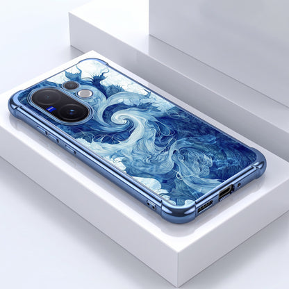 Vivo V60 5G Ocean Swirl Airbags Printed Back Case