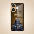 Vivo V60 5G Lord Shiva Gold Electroplated Glass Phone Back Case