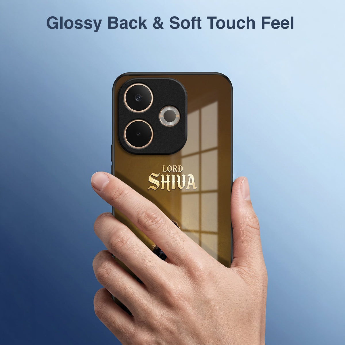 Oppo A5 Pro 5G Lord Shiva Acrylic Glass Back Case