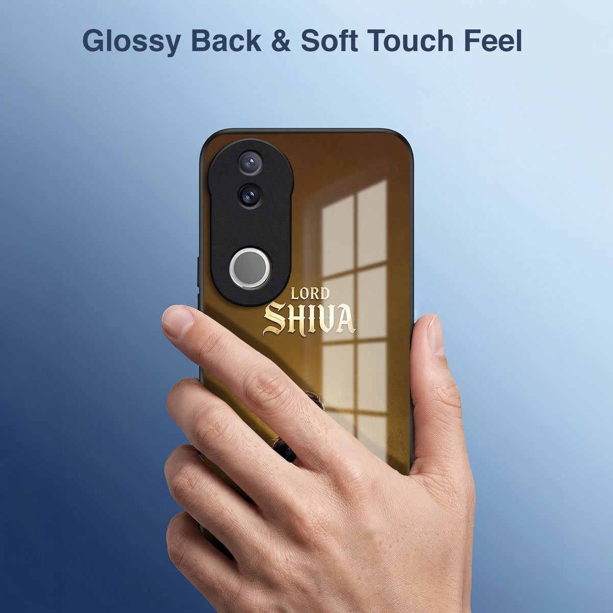 Vivo V50 5G Lord Shiva Acrylic Glass Back Case