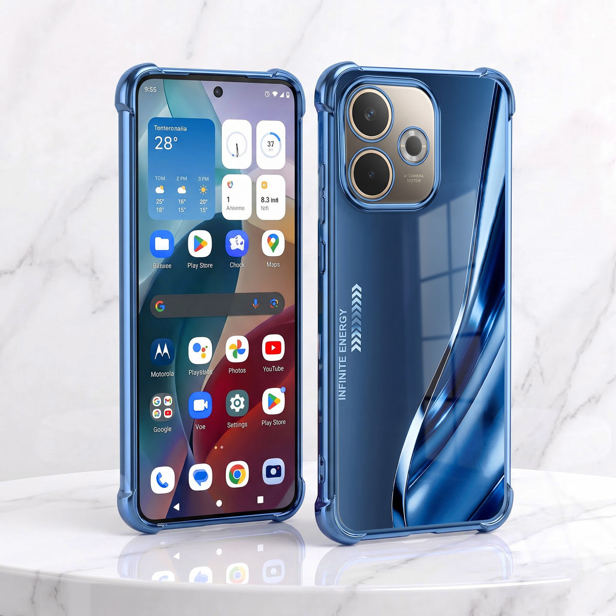 Oppo A5 Pro 5G Premium Infinity Energy Airbags Printed Back Case