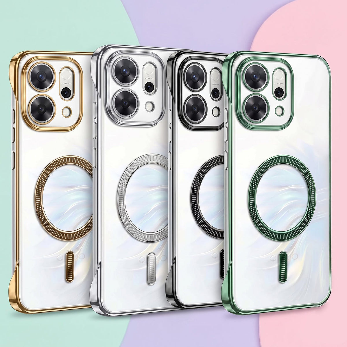 Oppo Reno 14 5G Frameless MagSafe Shockproof Case