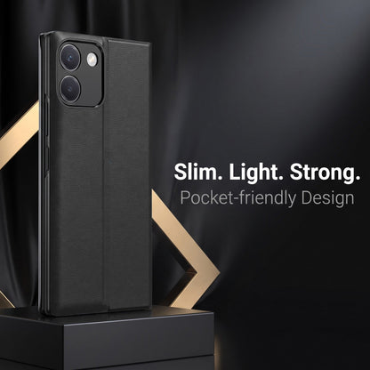 Vivo Y200 Pro 5G Premium Tri-Color Satyamev Jayate Half Window Flip Case