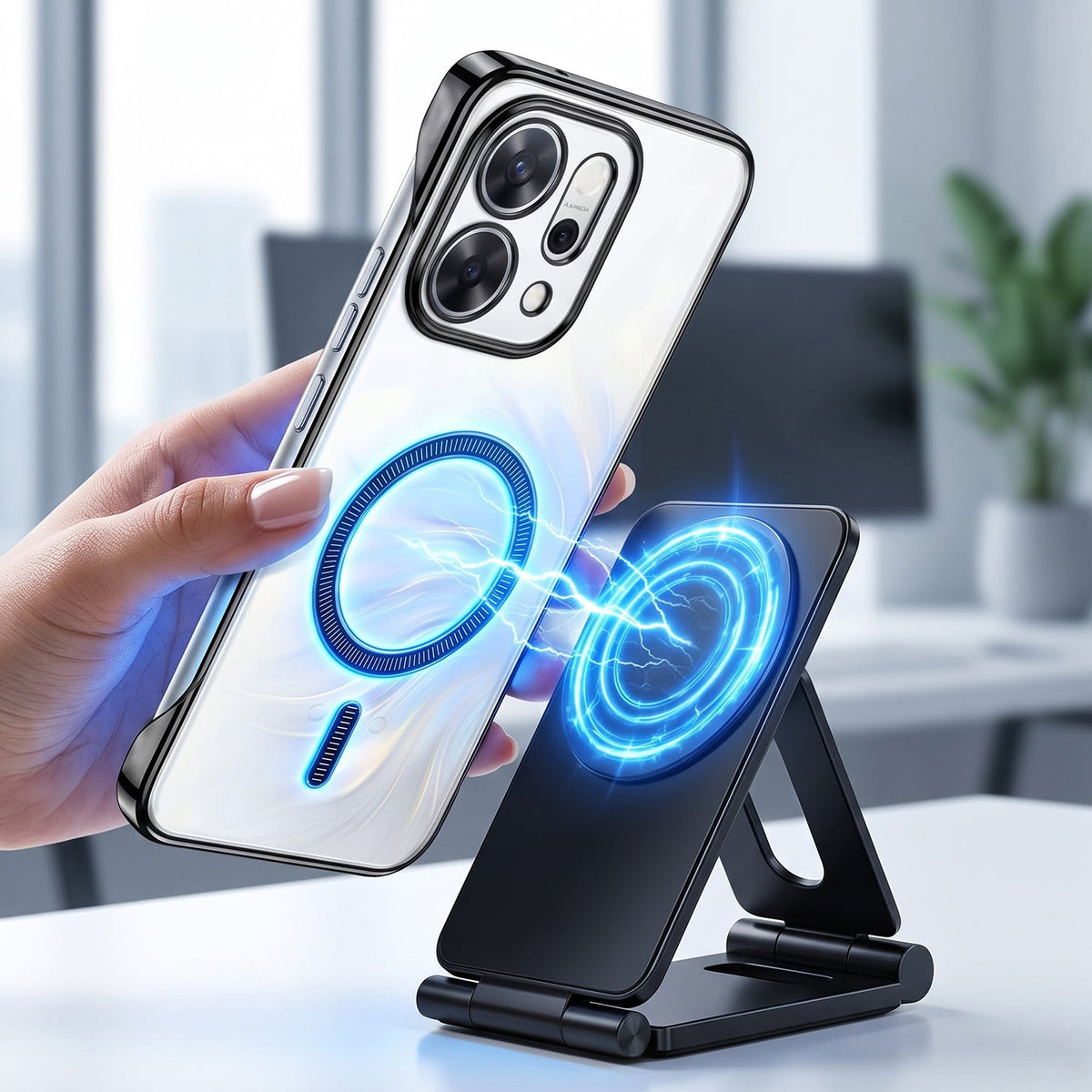 Oppo Reno 14 5G Frameless MagSafe Shockproof Case
