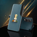 Vivo Y28 5G Premium Tri-Color Satyamev Jayate Half Window Flip Case