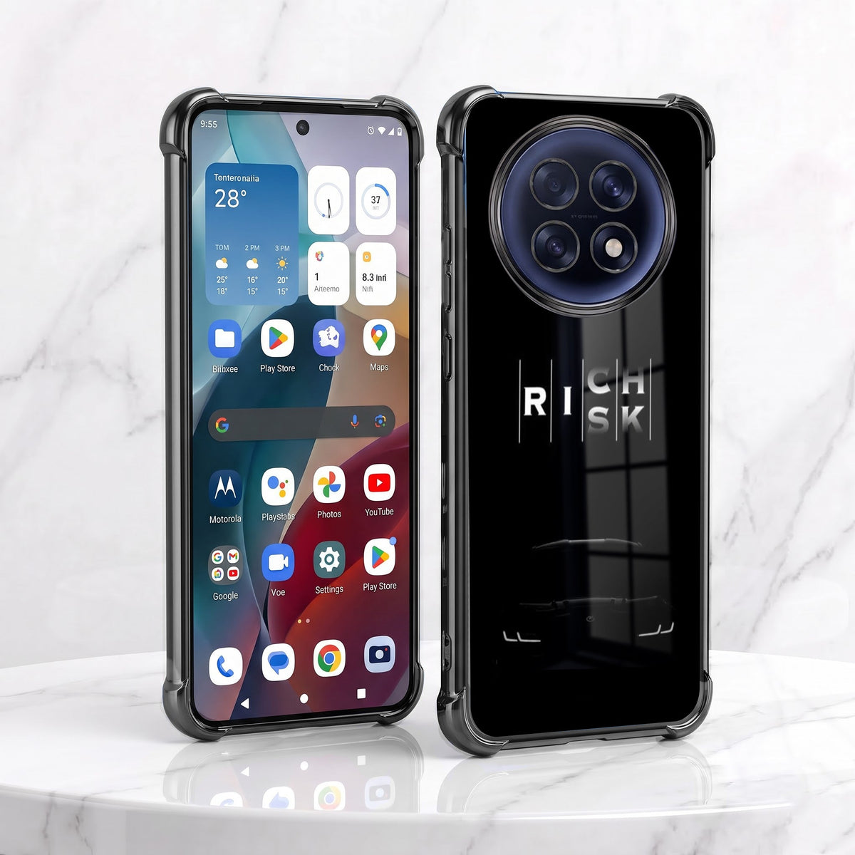 Oppo F31 Pro+ 5G Midnight Risk Airbags Printed Back Case
