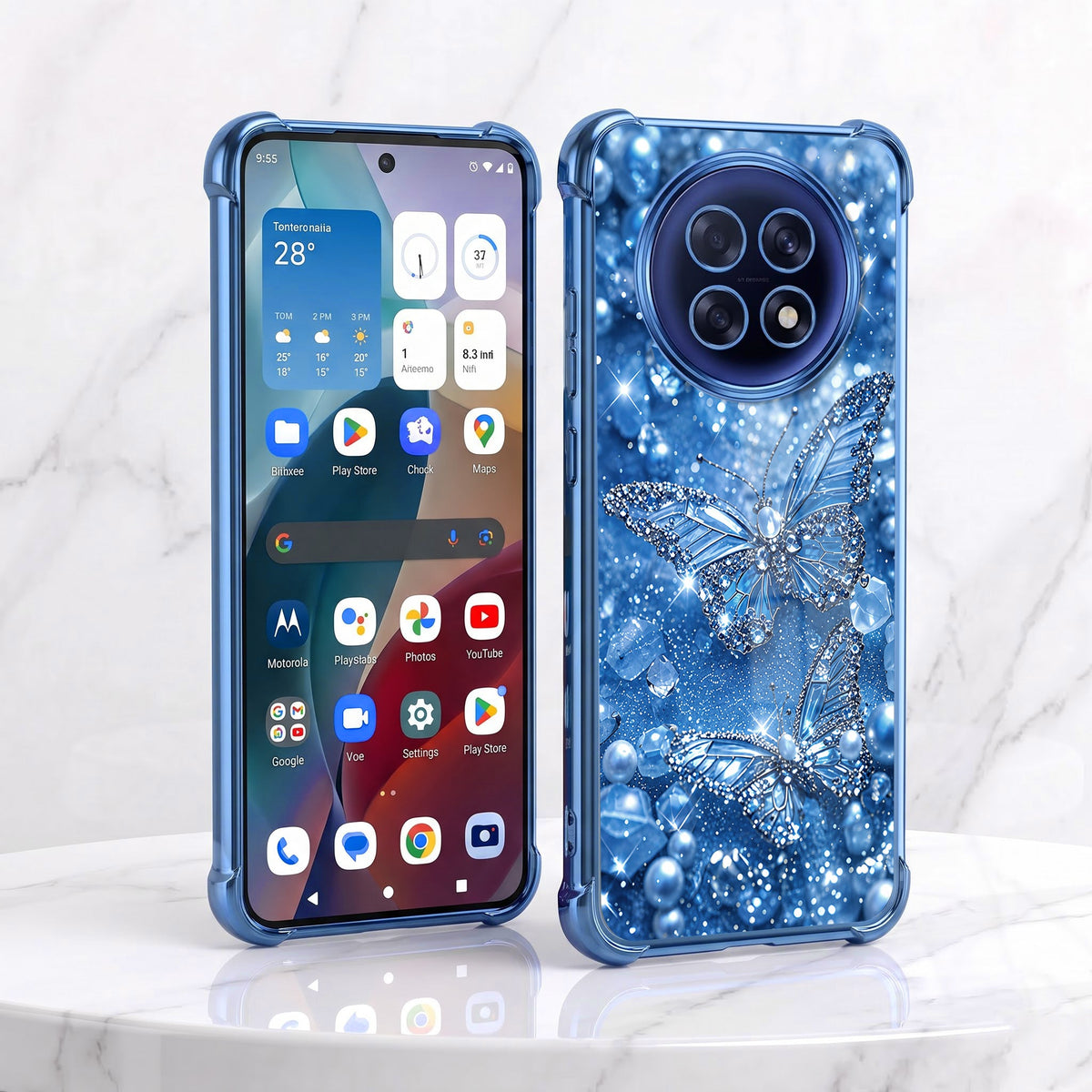 Oppo F31 Pro+ 5G Butterfly Airbags Printed Back Case