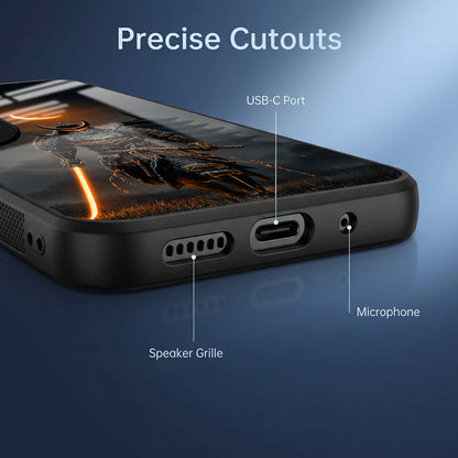 Vivo V40 Pro 5G Samurai Warrior Acrylic Glass Back Case
