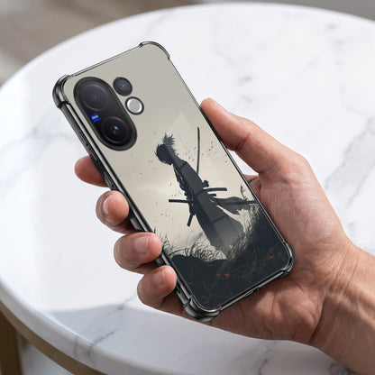 Vivo V60 5G Shadow Samurai Airbags Printed Back Case