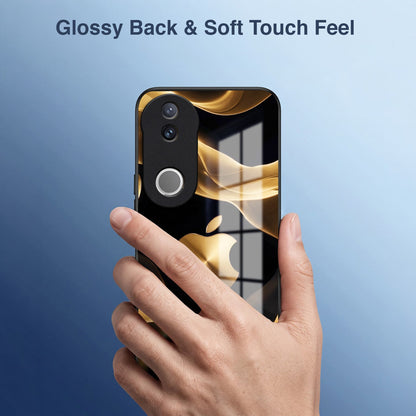 Vivo V50 5G Luxury Wave Acrylic Glass Back Case