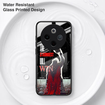 Vivo T4 5G The Strongest Will Win Acrylic Glass Back Case