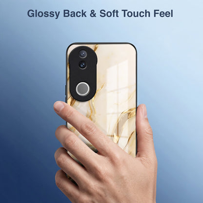 Vivo V50 5G Marvel Texture Acrylic Glass Back Case