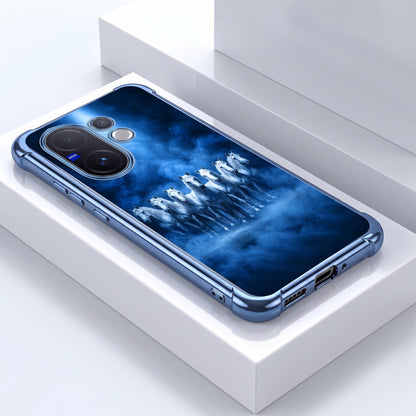 Vivo V60 5G Running Horses Airbags Printed Back Case