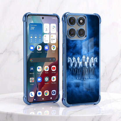 Motorola Edge 60 Pro 5G Running Horses Airbags Printed Back Case