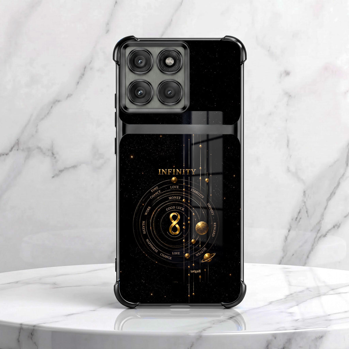 Motorola Edge 60 Pro 5G Infinity Manifestation Dual-Tone Transparent Airbags Case