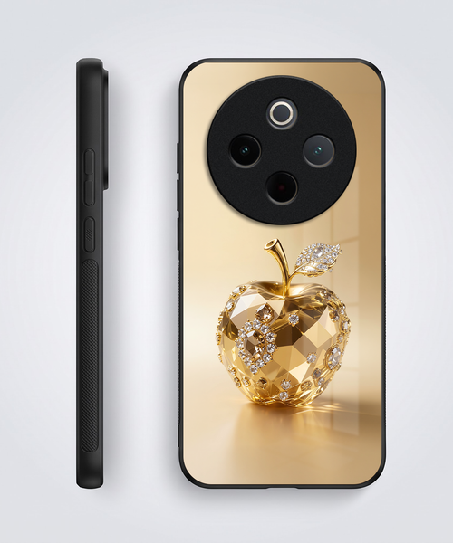 Vivo T4 5G Golden Apple Acrylic Glass Back Case