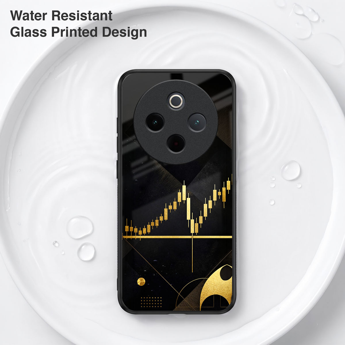 Vivo T4 5G Trading Candles Acrylic Glass Back Case
