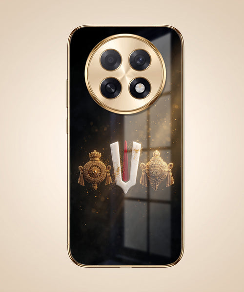 Oppo F31 Pro+ 5G Royal Heritage Edition Gold Electroplated Glass Phone Back Case