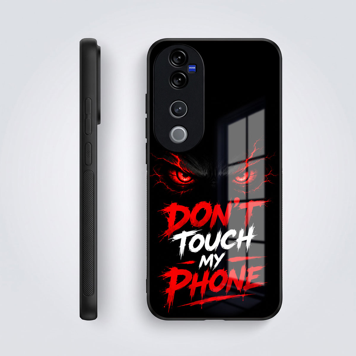Vivo V40 Pro 5G Don't Touch My Phone Acrylic Glass Back Case