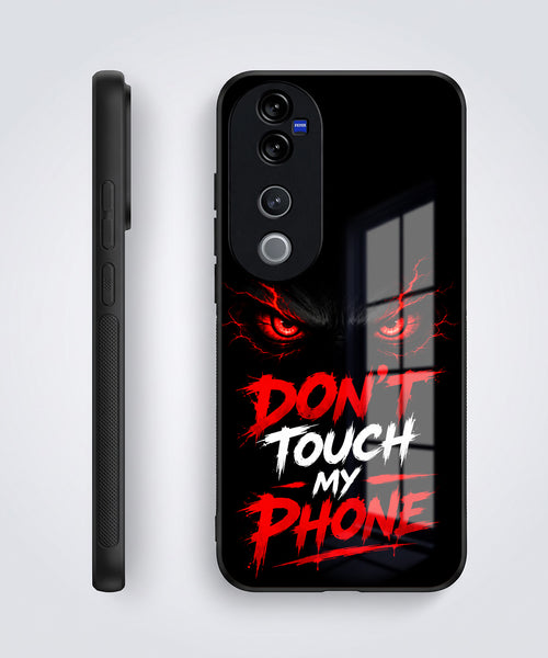 Vivo V40 Pro 5G Don't Touch My Phone Acrylic Glass Back Case