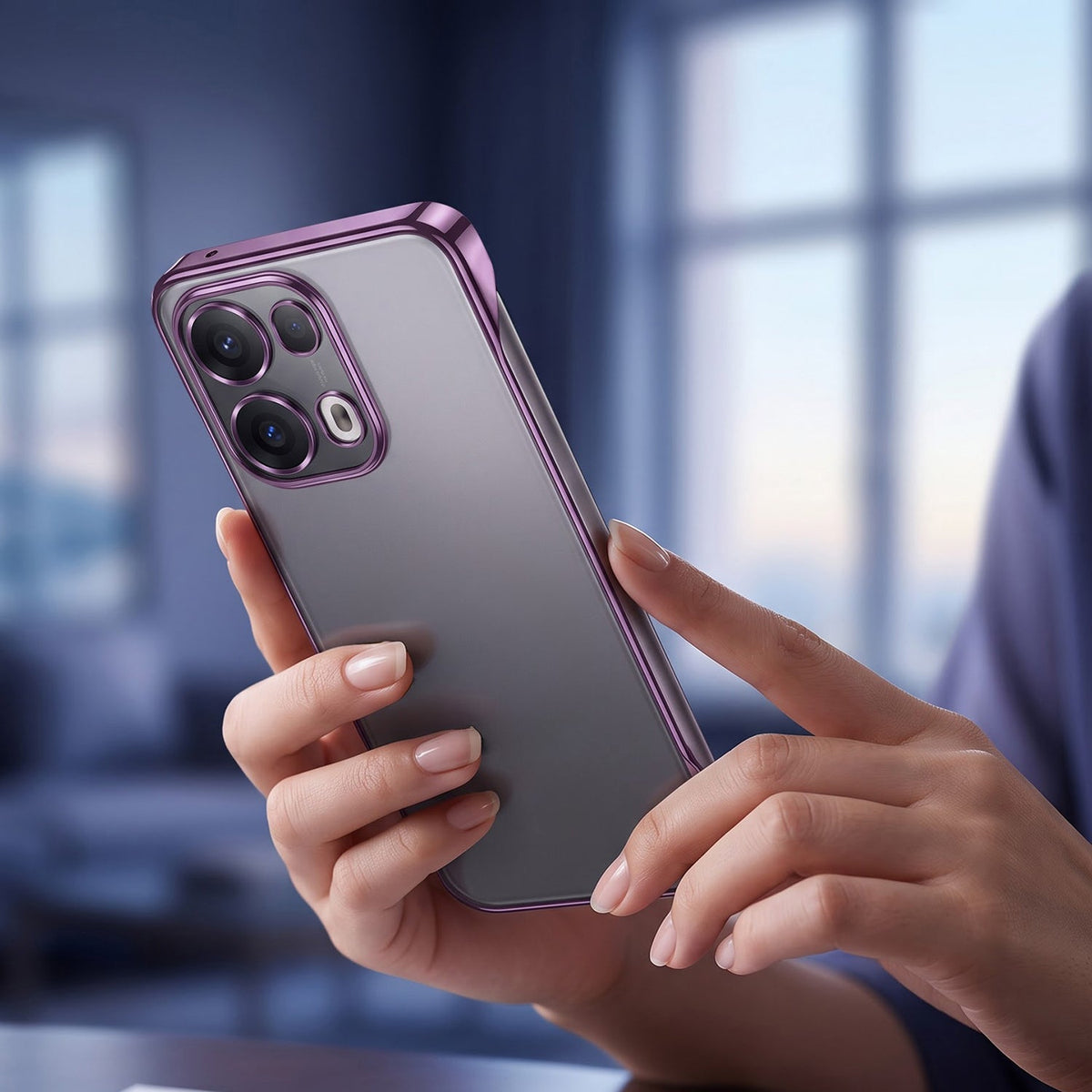 Oppo Reno 13 Pro 5G (100% Original) Ultra-Thin Frameless Lightweight Case
