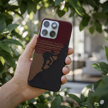 Motorola Edge 70 Fusion 5G Premium Aramid Carbon Fiber Pixel Pattern Phone Case