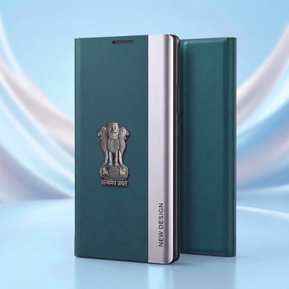Oppo F19 Pro 5G Satyamev Jayate Flip Leather Case