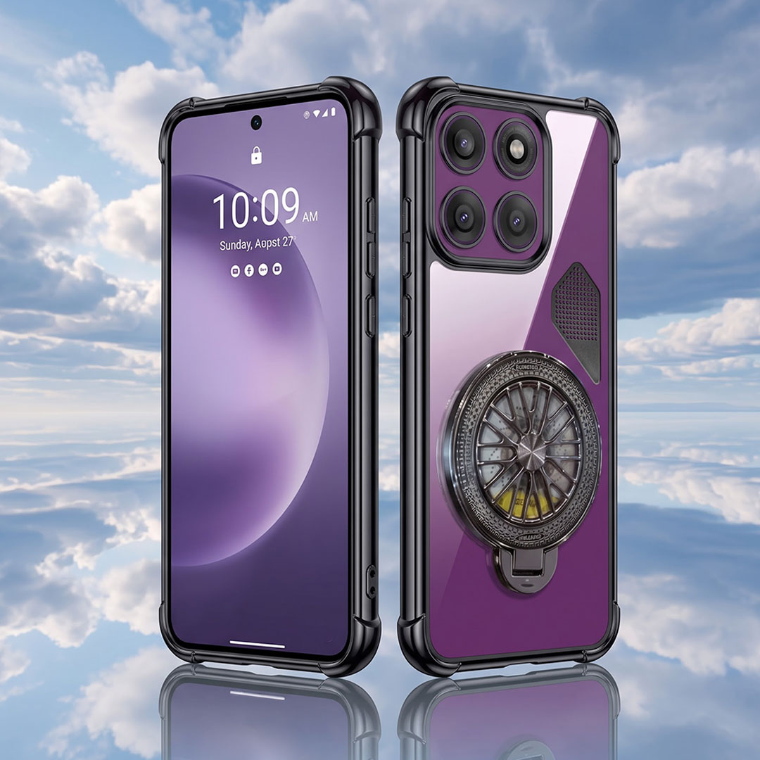 Motorola Edge 60 Pro 5G Stress Buster Wheel Shockproof Airbag Heat-Dissipation Case