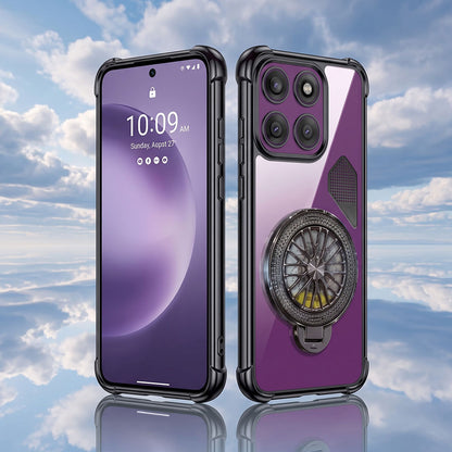 Motorola Edge 60 Pro 5G Stress Buster Wheel Shockproof Airbag Heat-Dissipation Case