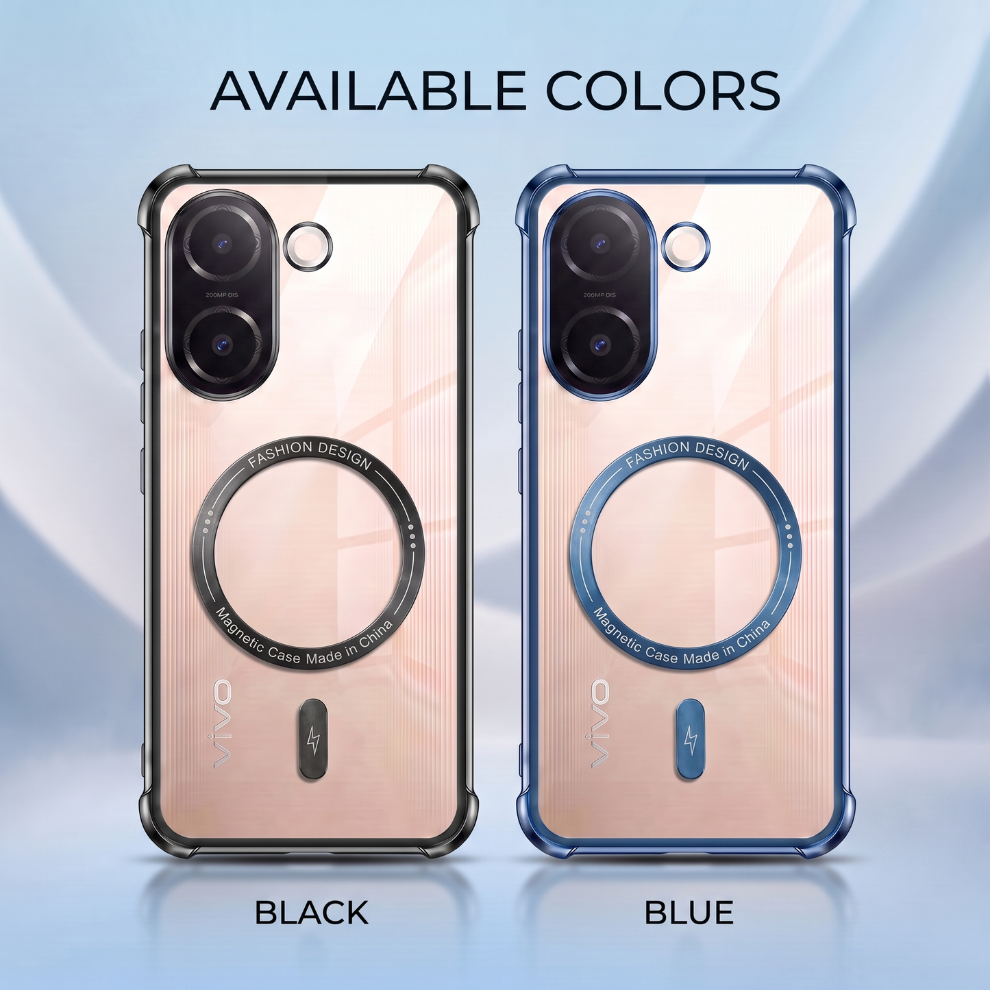 Vivo V60e 5G Premium Magnetic MagSafe Shockproof Airbag Case