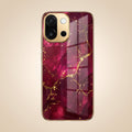OnePlus 13s 5G Luxury Crimson Marble Gold Electroplated Glass Phone Back Case