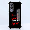 Vivo V70 FE 5G Don't Touch My Phone Airbags Printed Back Case