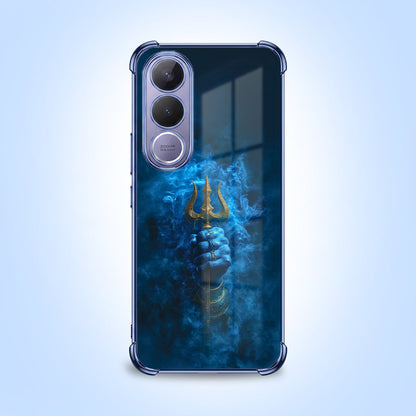 Vivo V70 FE 5G Premium Golden Trishul Airbags Printed Back Case