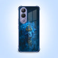 Vivo V70 FE 5G Premium Golden Trishul Airbags Printed Back Case