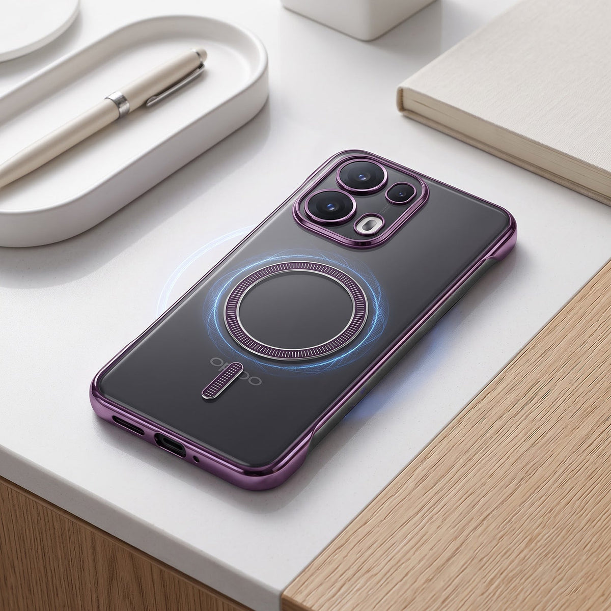 Oppo Reno 13 Pro 5G Frameless MagSafe Shockproof Case
