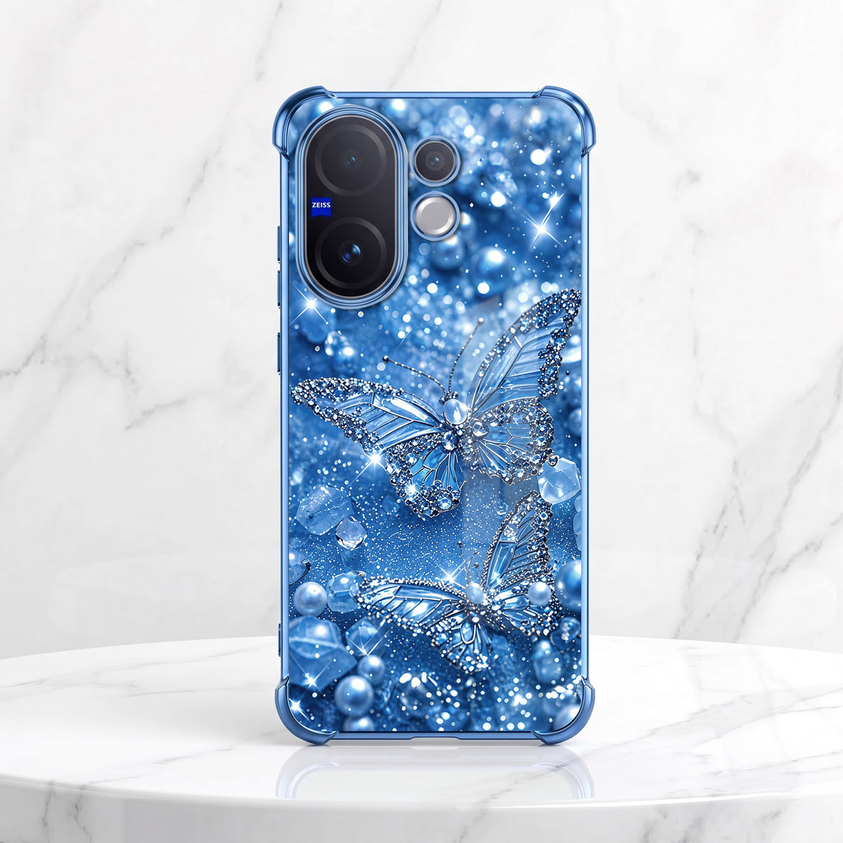 Vivo V60 5G Butterfly Airbags Printed Back Case