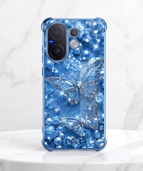 Vivo V60 5G Butterfly Airbags Printed Back Case