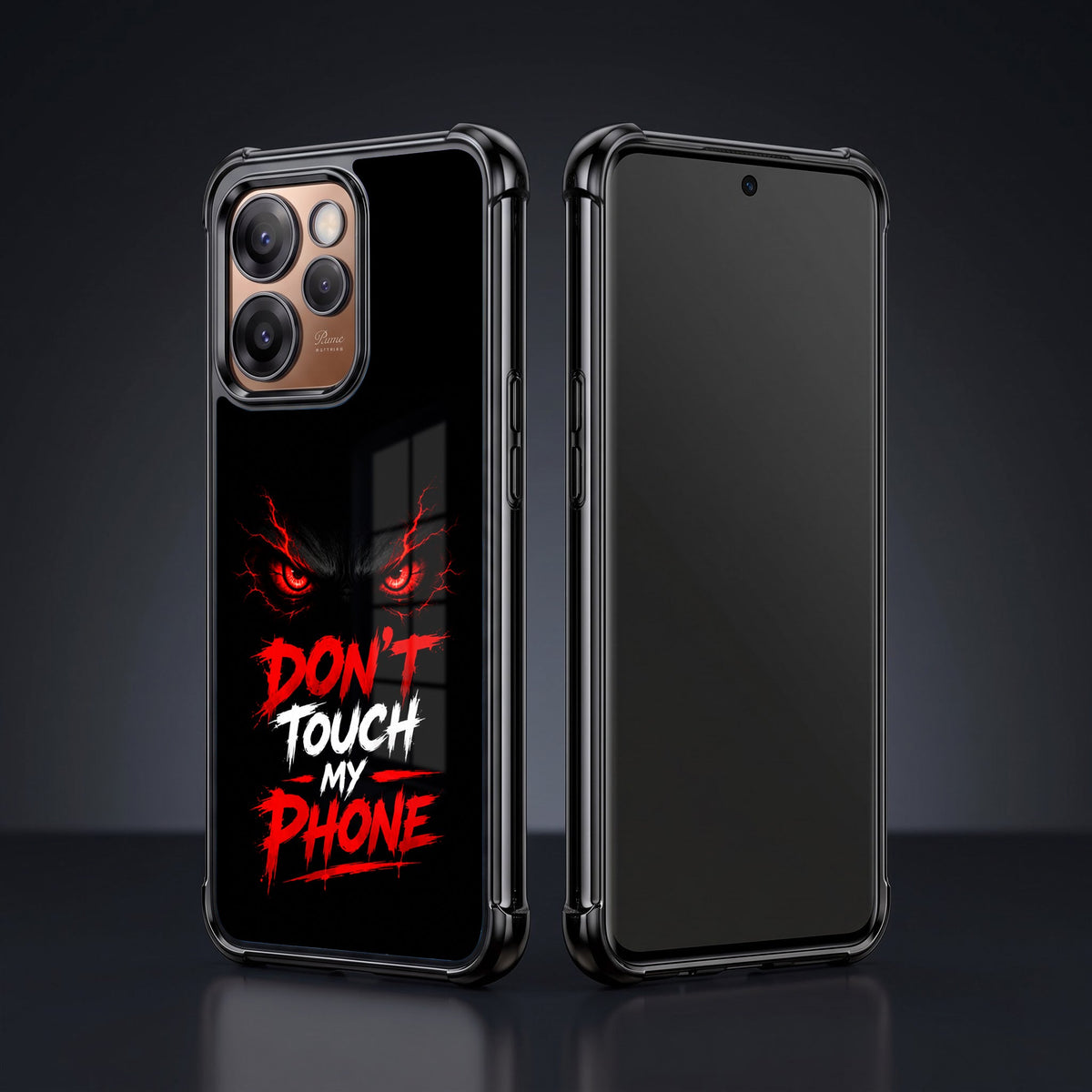 Oppo Reno 15 Pro Mini 5G Don't Touch My Phone Airbags Printed Back Case
